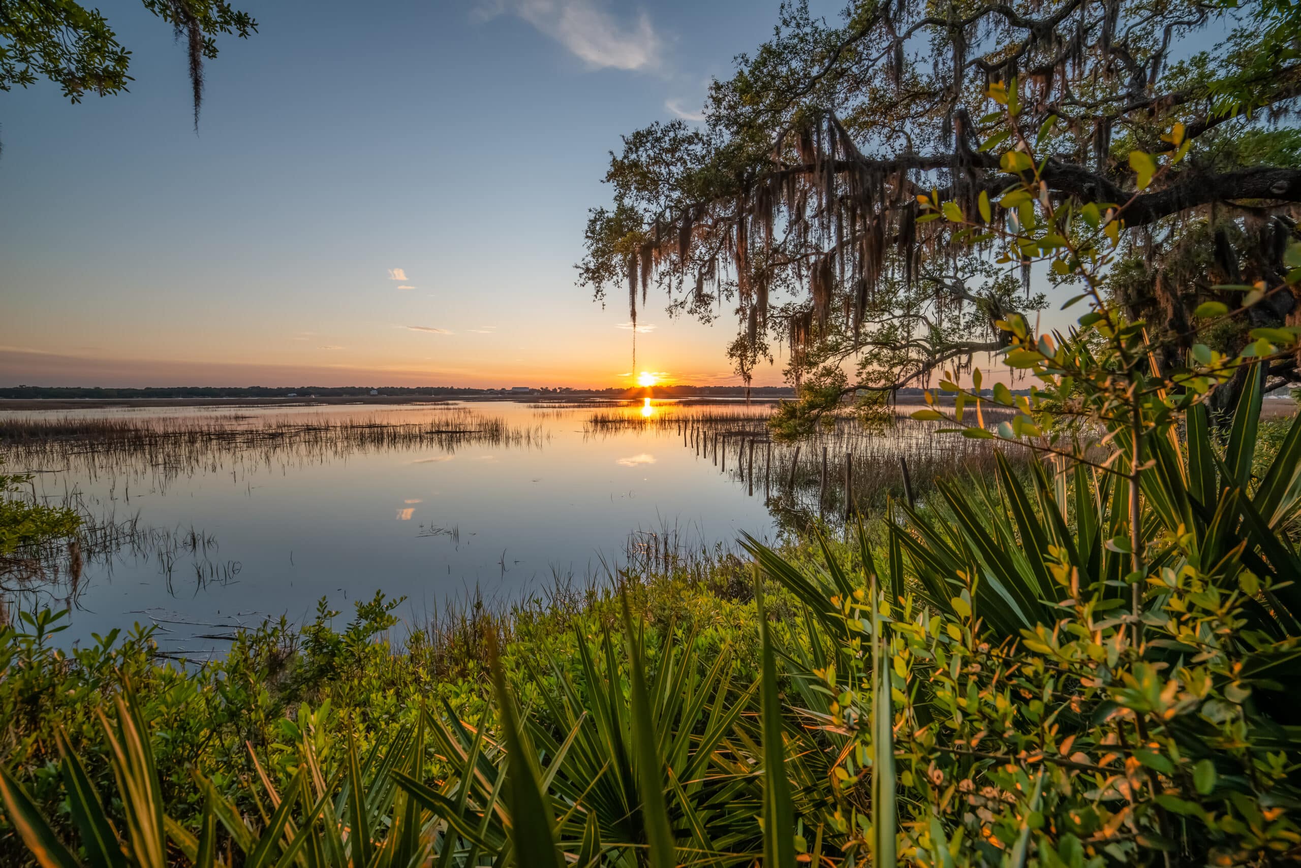 Low Country Sunset in Beaufort, SC